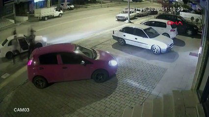 Trafik magandaları kick boks sporcusuna denk geldi