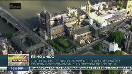 Continúan las protestas antirracistas en el Reino Unido
