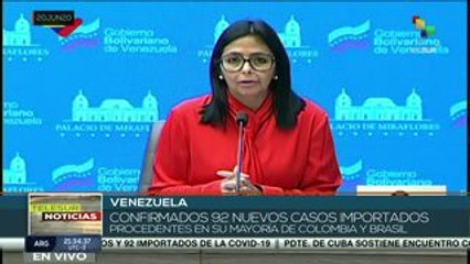 Venezuela: 92 casos de la Covid-19 importados de Colombia y Brasil