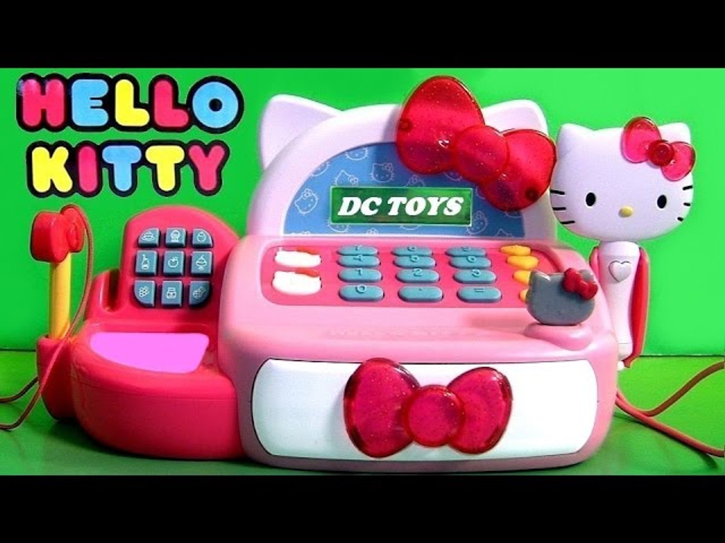 Hello Kitty Cash Register vs. Minnie Mouse Cash Register Caja Registradora  Funtoys Disney Toy Review - video Dailymotion