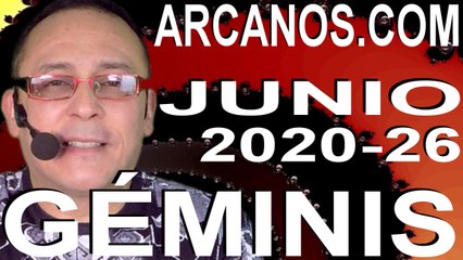 GEMINIS JUNIO 2020 ARCANOS.COM - Horóscopo 21 al 27 de junio de 2020 - Semana 26