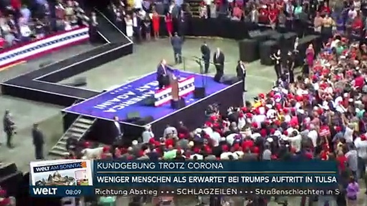 WÜTENDER WAHLKAMPF IN TULSA: Trumps wüste Attacken auf Biden, Medien und Demonstranten