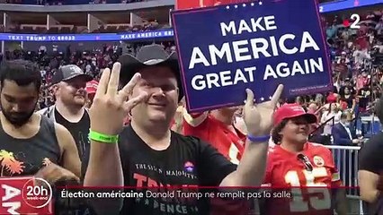 États-Unis : Donald Trump en meeting devant une salle à moitié vide