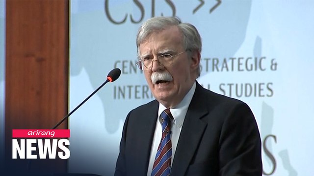 Bolton hoped Pyeongyang-Washington talks would collapse: memoir