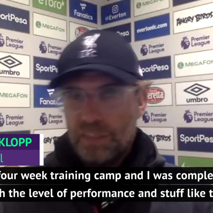 Klopp happy with Liverpool performance in 'deserved' draw