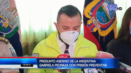 Capturan al presunto asesino de la argentina Gabriela Pedraza