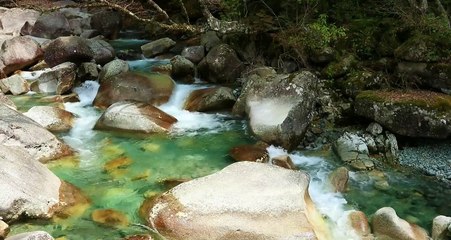 SONIDO DE AGUA  NATURAL CORRIENDO EN HERMOSA CASCADA-HD sonido natural que ayuda a crear una atmósfera pacifica y relajante