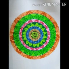 Beautiful Mandala Art For Beginning step by step (1)