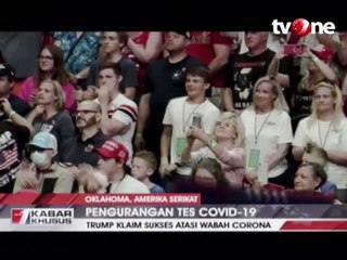 Trump Klaim Sukses Atasi Wabah Corona di Amerika