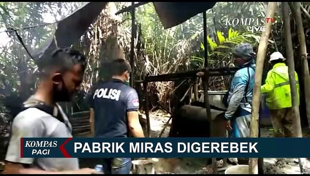 Pabrik Miras Sopi dalam Hutan di Mimika Timur Digerebek Polisi