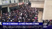 Les gestes barrières souvent oubliés à Paris lors de la Fête de la musique