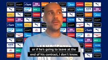 Guardiola has no plans of finding a replacement for Leroy Sane