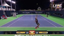 Ultimate Tennis Showdown 2020: Match point della vittoria di Thiem contro Tsitsipas - Credit: @UTShowdown @Twitter
