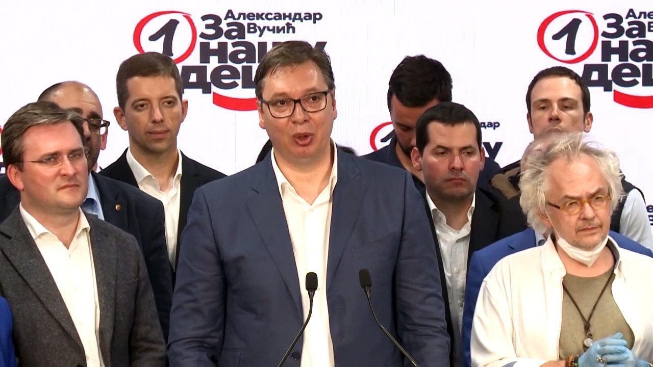 Klarer Sieg für Regierungspartei SNS bei Parlamentswahl in Serbien