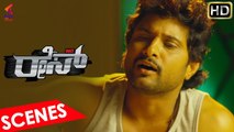 Race Kannada Movie Highlight Scene | Raksha | Latest Sandalwood Movies | Kannada Filmnagar