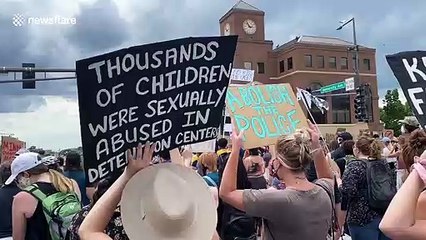 Minnesota protesters take to the streets calling for the abolition of ICE