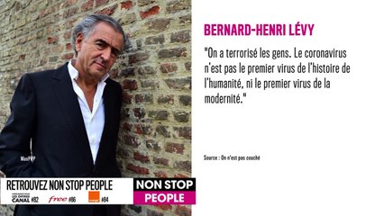 ONPC : Bernard-Henri Lévy serre des mains et dénonce une "épidémie de la peur"