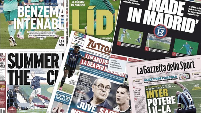 La presse catalane crie au scandale sur l'arbitrage du Real Madrid, Cristiano Ronaldo donne des maux de tête à Maurizio Sarri