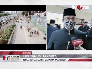 Anies: Tema Ulang Tahun ke-493, Jakarta Tangguh