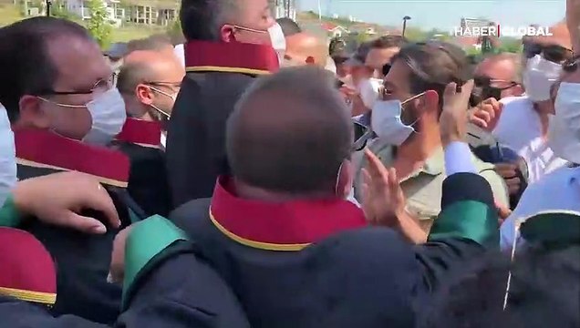 Ankara'daki baro başkanlarının yürüyüşüne polis müdahalesi