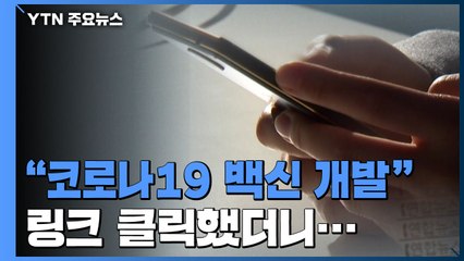 "코로나19 백신 개발" 링크 눌렀더니 도박사이트...26억 피해 / YTN