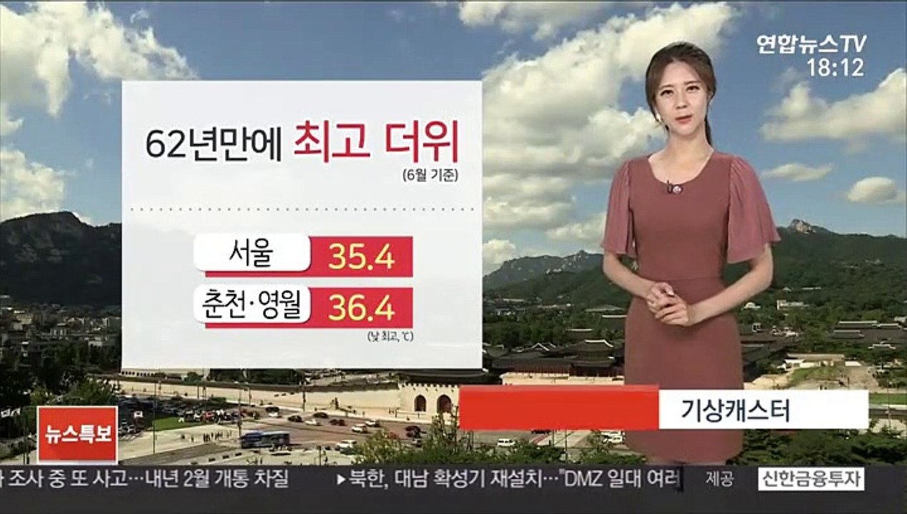 [날씨] 서울 62년 만에 최고 기온…내일도 폭염 계속
