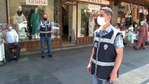 Diyarbakır'da maske uygulaması...Yasağa uymayanlara 900 lira ceza
