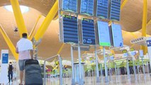 Aeropuerto de Barajas, durante el primer día laborable tras el fin de la alarma