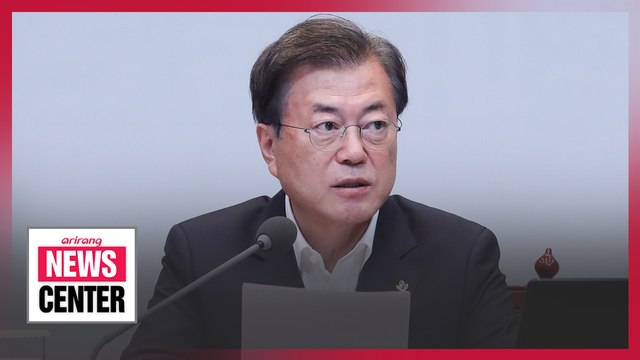 President Moon calls for stern measures to root out financial crimes
