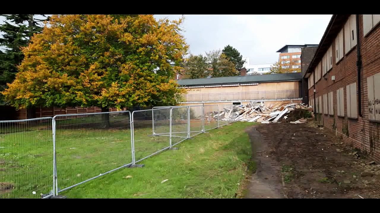 Edinburgh House demolition time lapse
