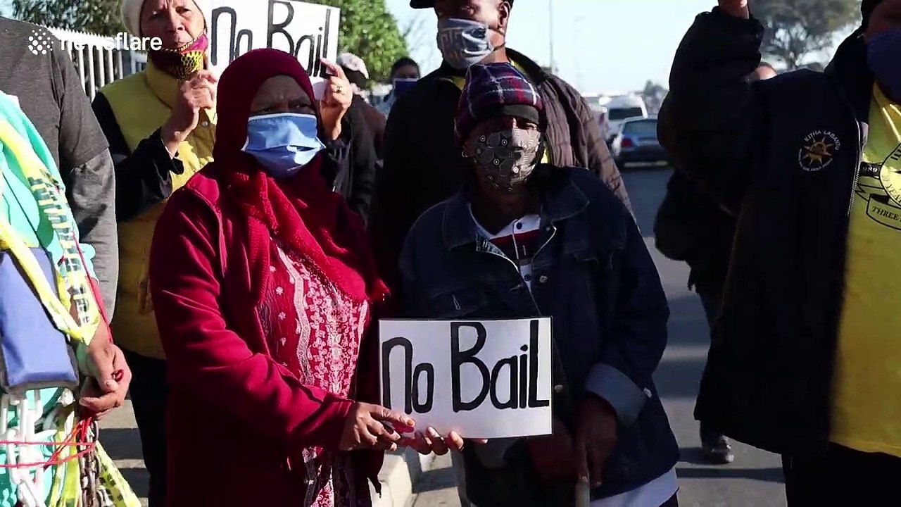 Former South African freedom fighter appears in court on rape charges