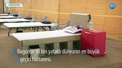 Hindistan’dan Dünyanın En Büyük Geçici Hastanesi