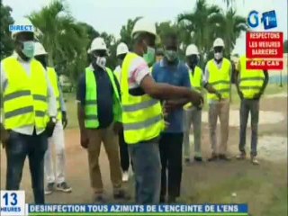 RTG - Reprise prochaine des cours : Les locaux de l’ENS désinfectés
