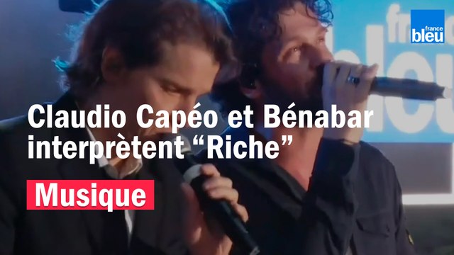 Claudio Capéo invite Bénabar à interpréter Riche à l'occasion France Bleu Live spécial Fête de la Musique 2020