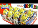 Kinder Surprise SpongeBob Sponge Out of Water - Bob Esponja Un Héroe Fuera del Agua Huevos Sorpresa
