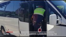 Report TV -61 gjoba për shoferët në Durrës, nuk respektuan masat anti-COVID