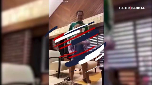 Acun Ilıcalı, sevgilisi Çağla Altunkaya'nın hesabından kızıyla birlikte video çekti