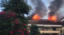 Casterno (MI) - Incendio in una villetta di via Quadro Morione (22.06.20)