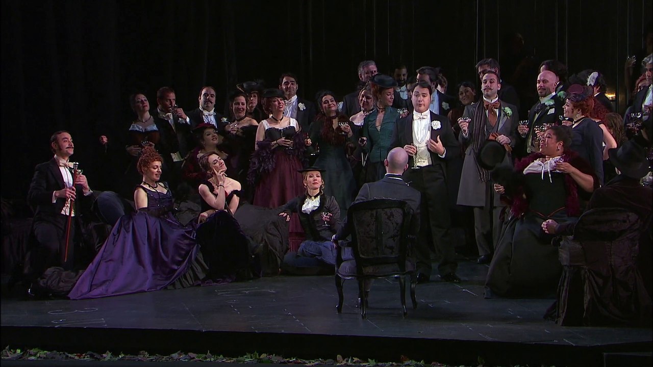 Brindis de 'La Traviata' en el Teatro Real 2015