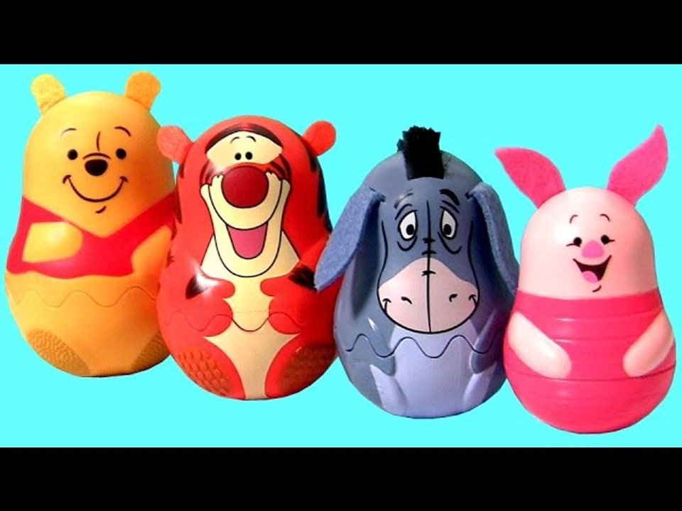 Winnie the Pooh Stacking Cups Surprise Toys with Tigger Eeyore Piglet