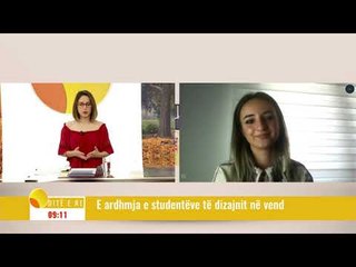 Ditë e re - E ardhmja e studentëve të dizajnit në vend, flet Jeta Jashari