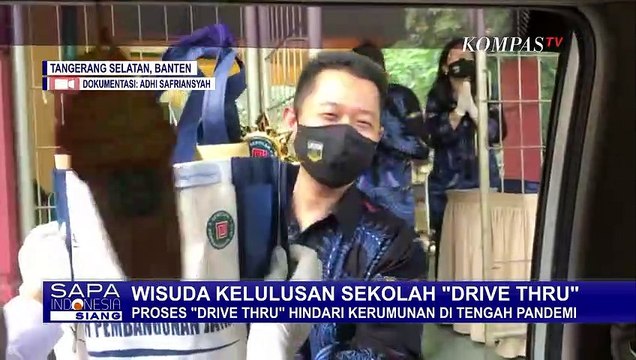 Sekolah Ini Terapkan Wisuda dengan Drive Thru