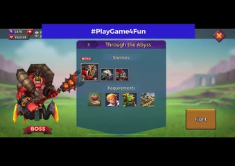 Lords Mobile - Darkness Call - Stage 3 Through the Abyss - auto