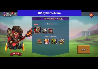 Lords Mobile - Darkness Call - Stage 3 Through the Abyss(lowest castle)