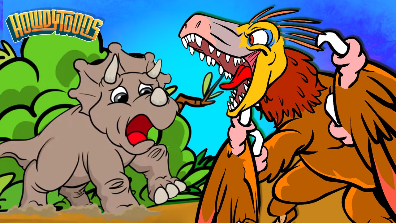 Quicksand! Triceratops Vs Velociraptor | Dinosaur Songs from Dinostory ...