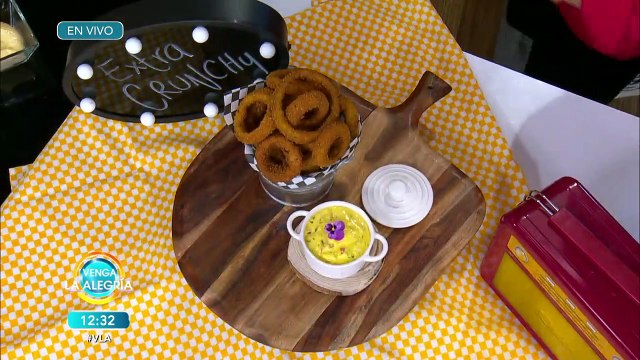 ¡Aros de cebolla extra crujientes para festejar a papá y el Chef Mariano! | Venga La Alegría