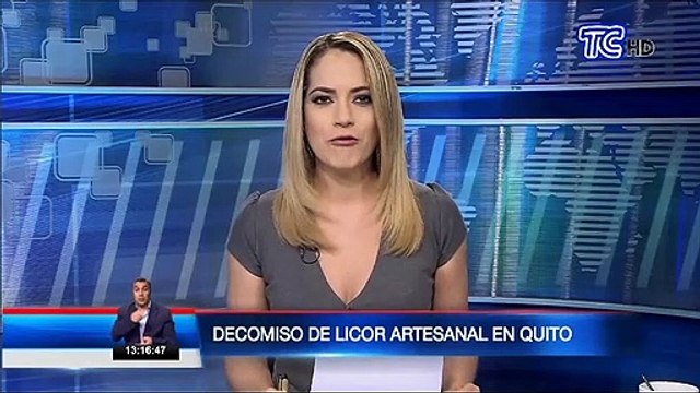 Policía Nacional decomisó más de 400 litros de licor artesanal en Quito