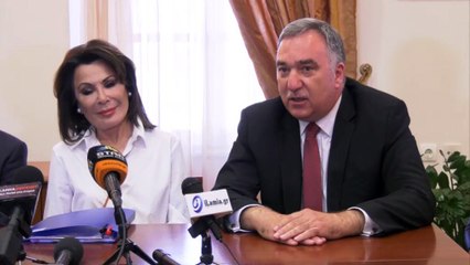 Η Γιάννα Αγγελοπούλου στον Δήμαρχο Λαμίας