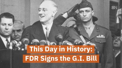 FDR G.I. Bill History
