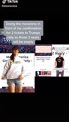 El equipo de Trump se enojó por la baja asistencia al acto de campaña